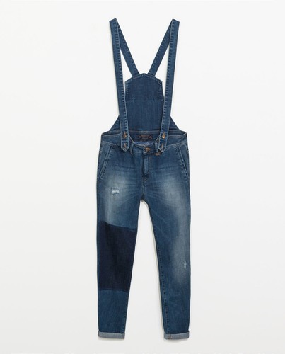 ZARA Barbie オールインワン ZARA X BARBIE THE MOVIE DENIM HALTER JUMPSUIT V NECK