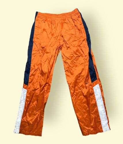 Vintage Nike Y2K Windbreaker Pants Orange Men's Medium Rare Vintage Nike Y2K Windbreaker Pants Orange Men's Medium Rare