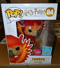 Funko Pop Harry Potter - FAWKES FLOCKED - SDCC 2019 SHARED EXCLUSIVE IN HAND | eBay