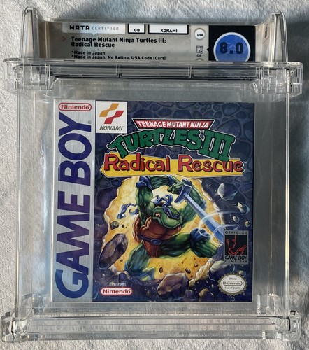 WATA 8.0 CIB TMNT Teenage Mutant Ninja Turtles 3 Radical