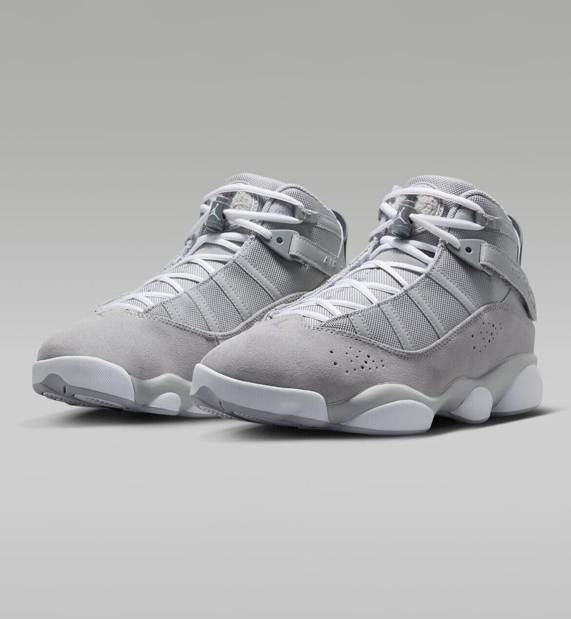 Nike Air Jordan 6 Rings Wolf Grey White Cool Grey 322992-009 Nike Air Jordan 6 Rings Wolf Grey White Cool Grey 322992-009