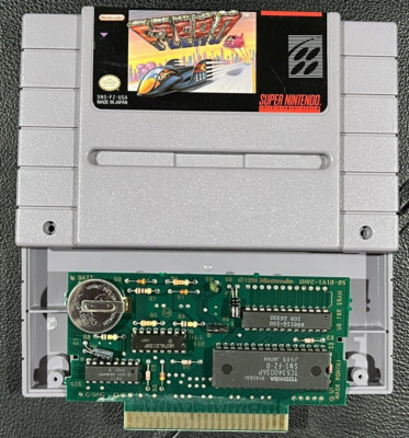 F-Zero Super Nintendo SNES Authentic Cartridge! Cleaned, Tested & Working!