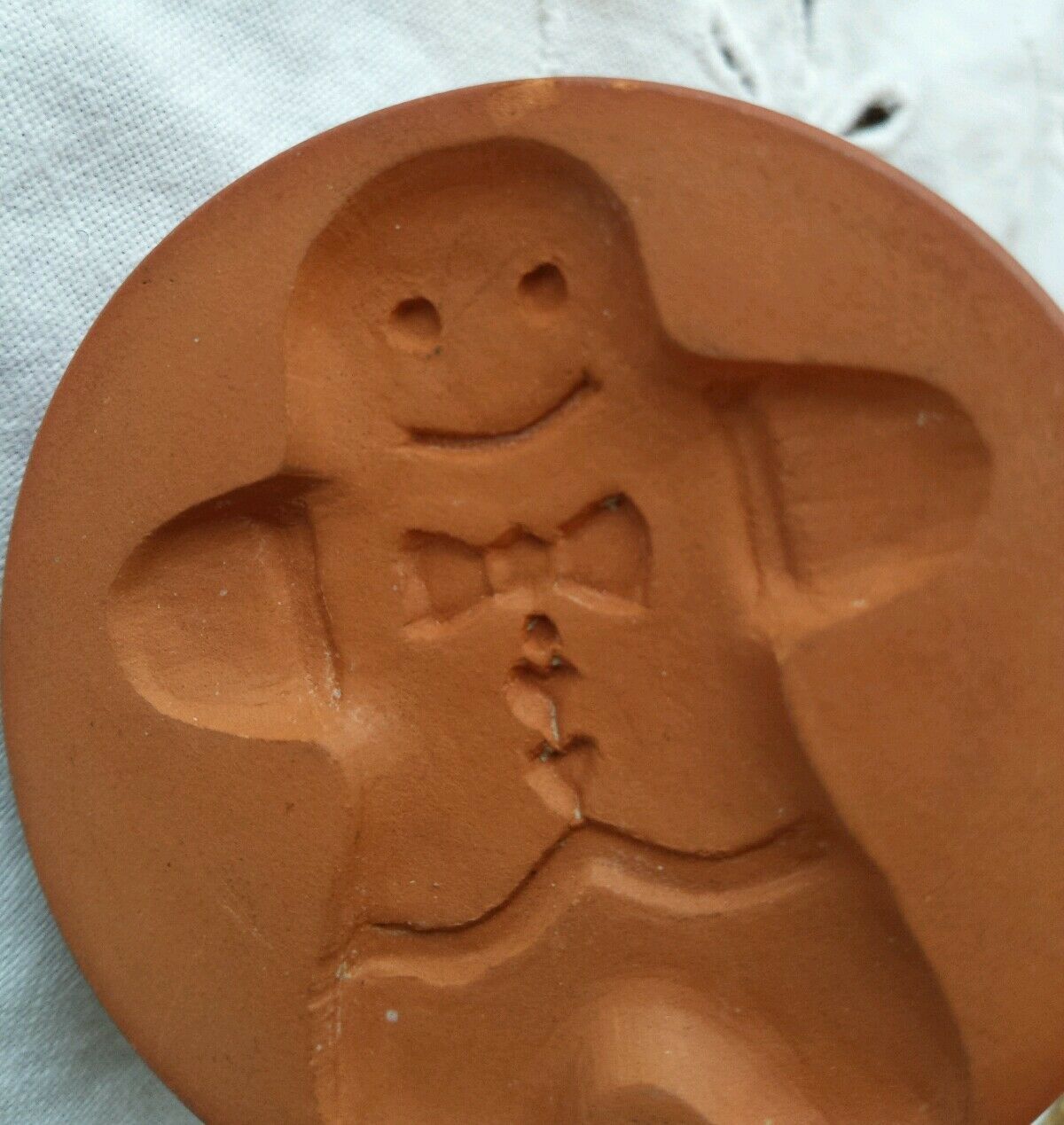 Vintage Rycraft Christmas Gingerbread Man Cookie Stamp Press