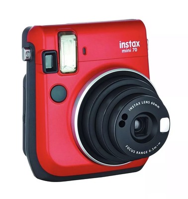 Fujifilm Instax Mini 70 Instant Camera Red Including 10 Shots - 70100133563