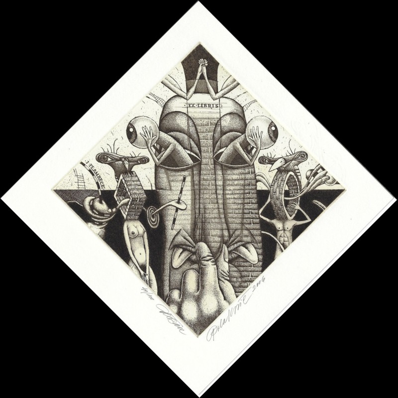 Dusan Polakovic: Exlibris FüR J. Plambeck, 