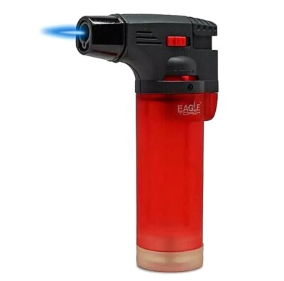 Eagle Torch Lighters Butane Refillable Single Jet Flame Windproof Blow Torch