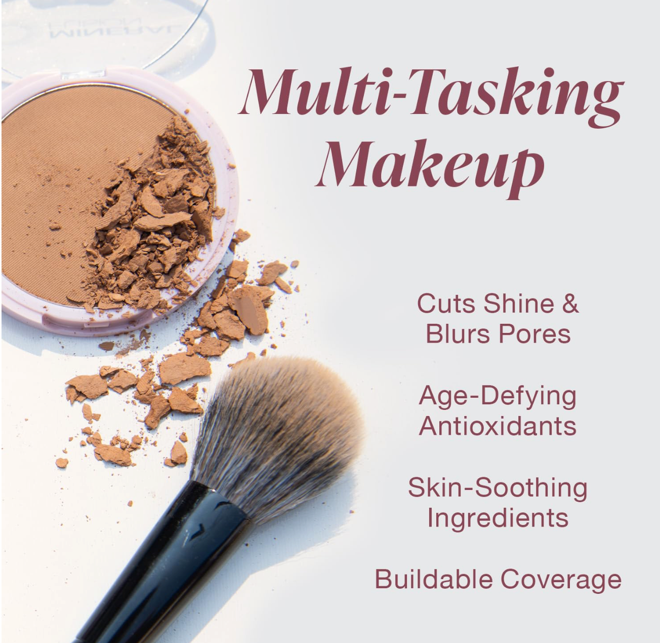 Mineral Fusion Pressed Powder Foundation (New In Box) - 0.32 oz - Various Shades