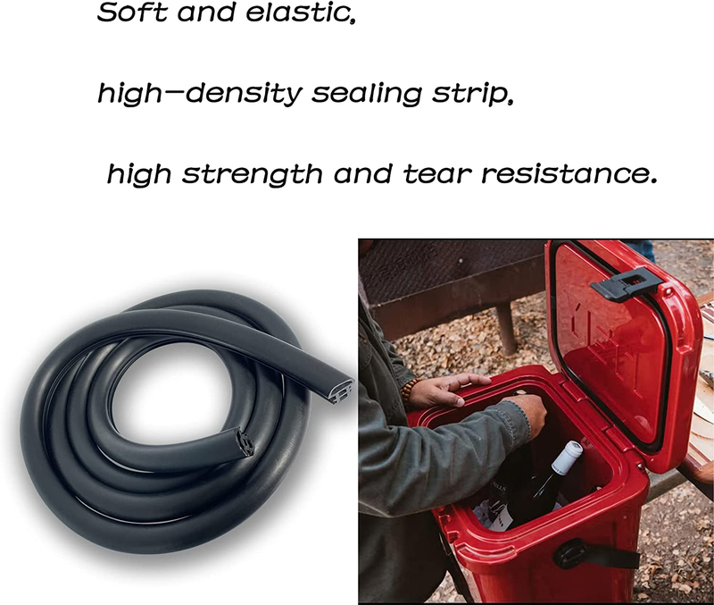 8 Feet Cooler Lid Gasket Replacement for Yeti RTIC 70Qt or 110Qt Coolers