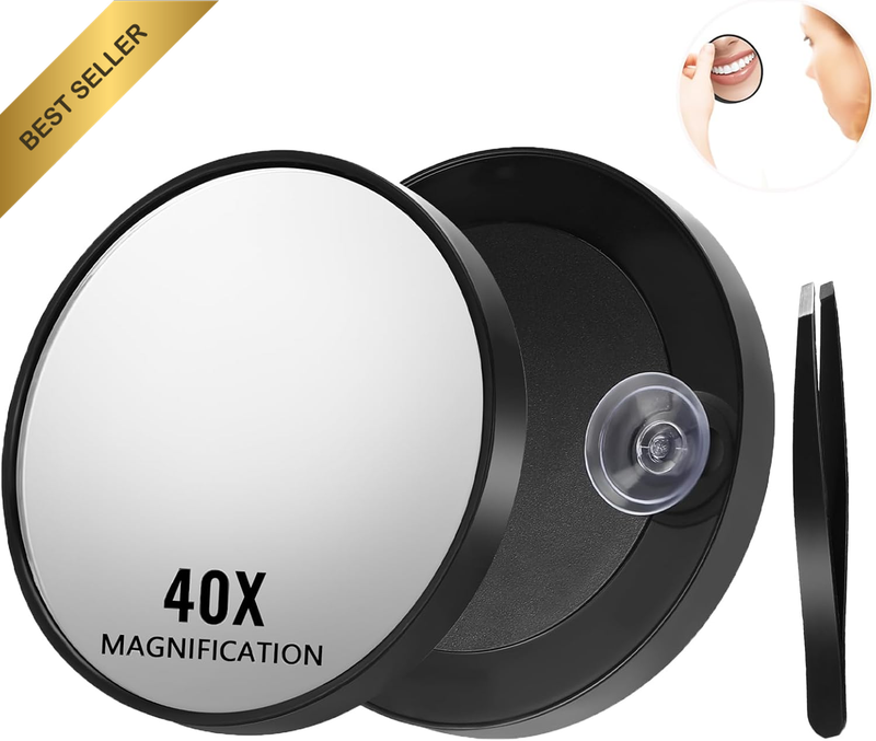 40X Magnifying Mirror with Suction Cup Magnifying Mirror Suction Cup Portable Ma