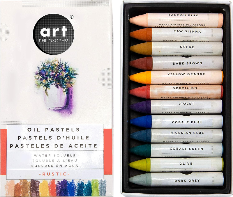Pastels 12/pkg-rustic