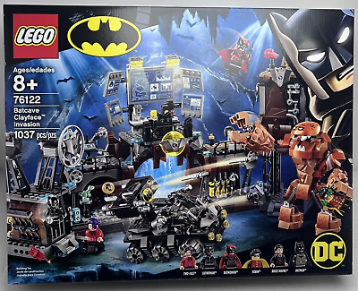 LEGO DC Batman Batcave Clayface 76122 Building Set (1037 Pieces)