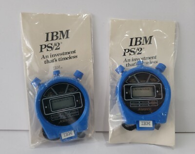 IBM PS/2 Pedometer Employee Promo Early 1990's OS/2 Never Used