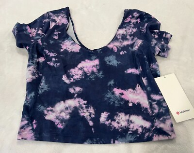 Lululemon Lululemon Align Short Sleeve Tee  Size 10 Cropped Slim Fit Tie Dye