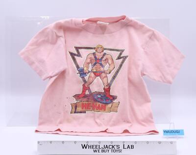 Pink T-Shirt Child's Size XS 2-4 He-Man Masters of the Universe MOTU Vintage