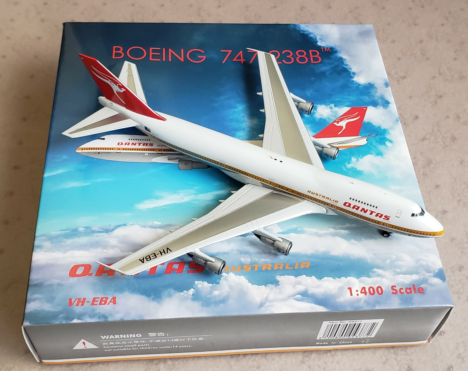 絶版希少】ハセガワQANTAS Boeing 747-400 1/200 絶版希少