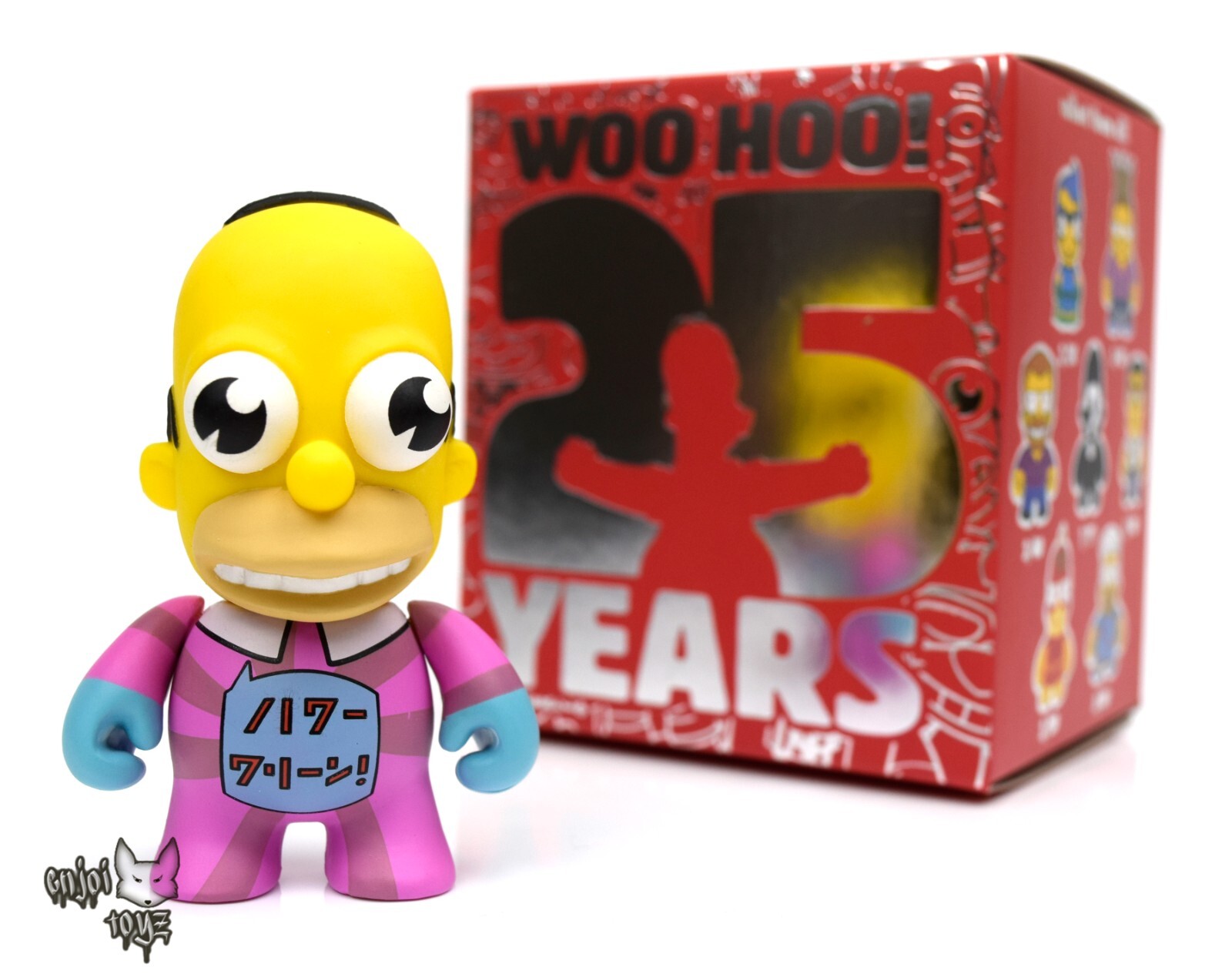 BANDAI - ミルクロ Kidrobot x Simpsons Mr Sparkle 7” Figure Rare Exclusive