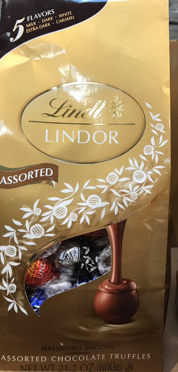 Lindt Lindor Chocolate Truffles, Assorted Flavors, 21.2 oz