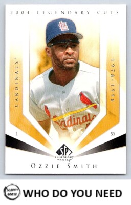 Ozzie smith 2004primecut サインカード 2004 SP Legendary Cuts