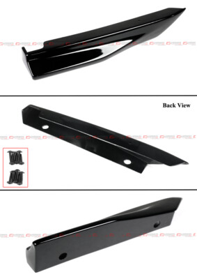 FOR 22-25 HONDA CIVIC SEDAN GF BODYKIT GLOSS BLACK LED REAR BUMPER DIFFUSER KIT