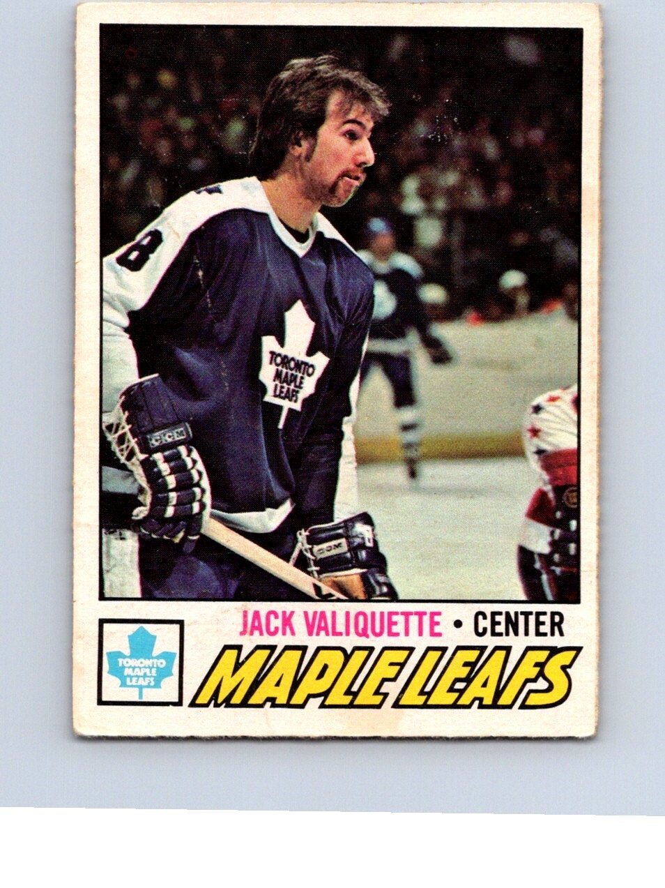 HOCKEY CARD O-PEE-CHEE 1977 TORONTO MAPLE LEAFS JACK