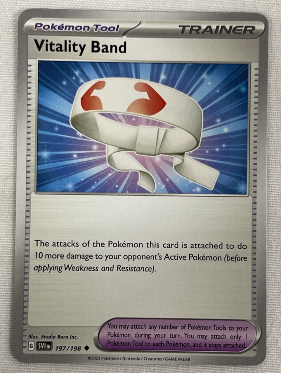 Pokemon TCG - Vitality Band - 197/198 - Uncommon - Scarlet