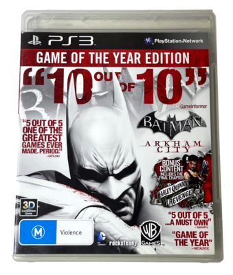 Arkham city game sale of the year