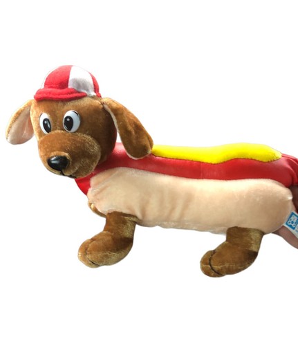 Wonder Toy Co Dachshund Hot Dog Plush Stuffed Animal Weiner Dog