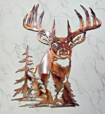 Whitetail Deer Metal Wall Art 19