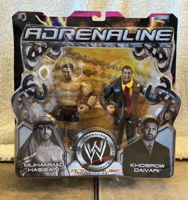 2005 WWE Jakks Adrenaline Series 14 Muhammad Hassan & Khosrow Daivari 2 Pack