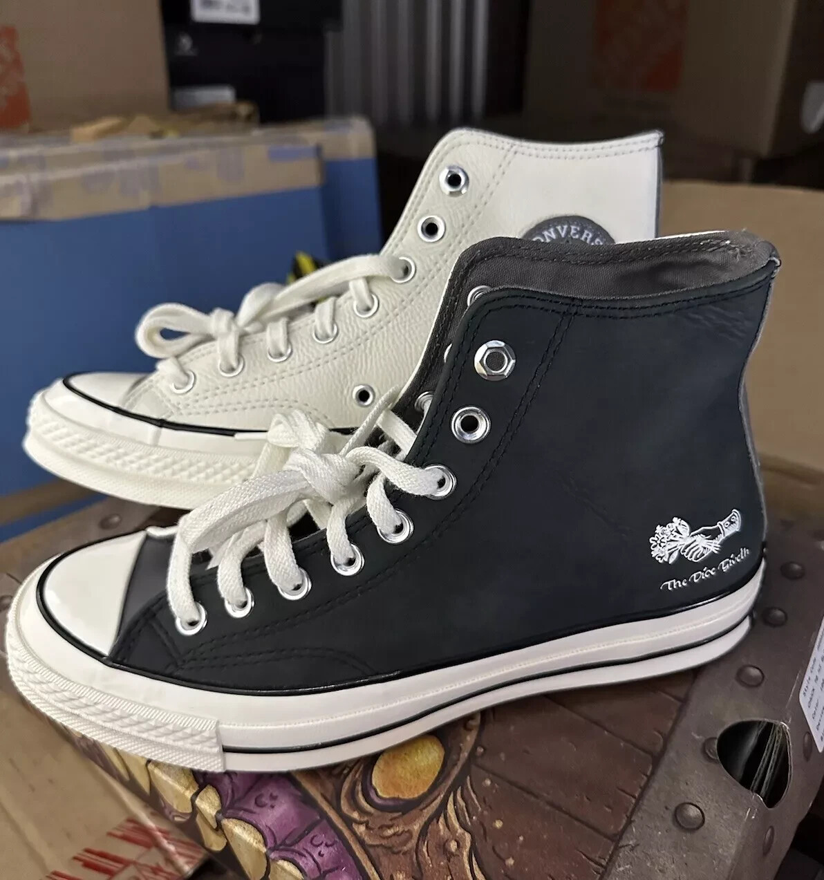 LIBRAです。 Converse x Brain Dead One Star Ox Low Top Egret/Black-White