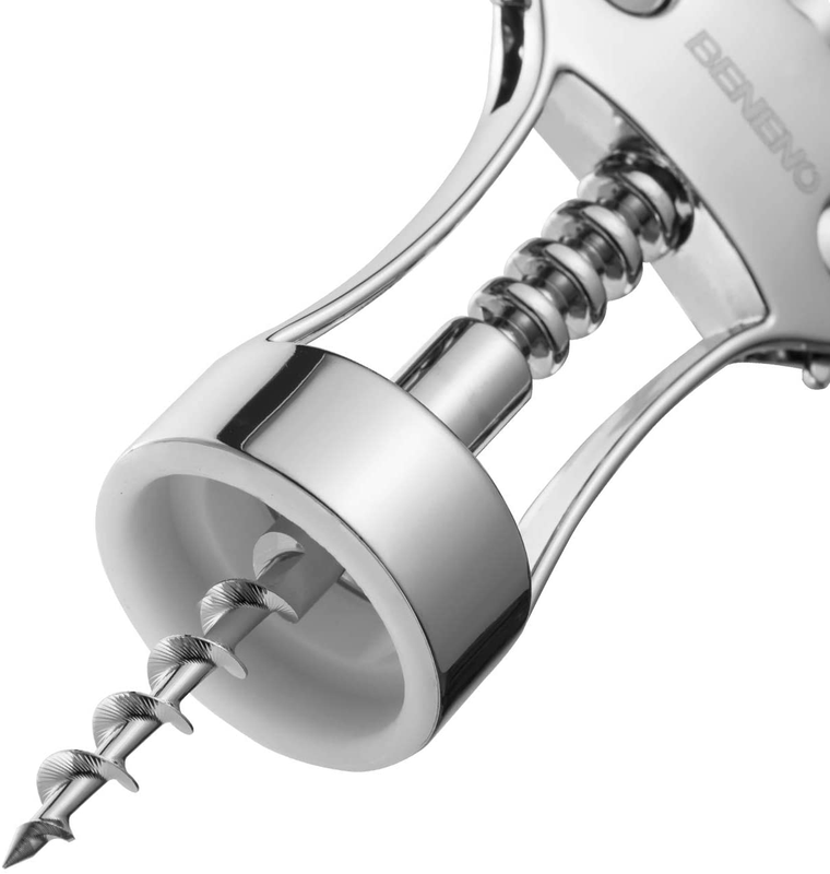Wine Opener,  Zinc Alloy Premium Wine Bottle Opener Wing Corkscrew with Multifun