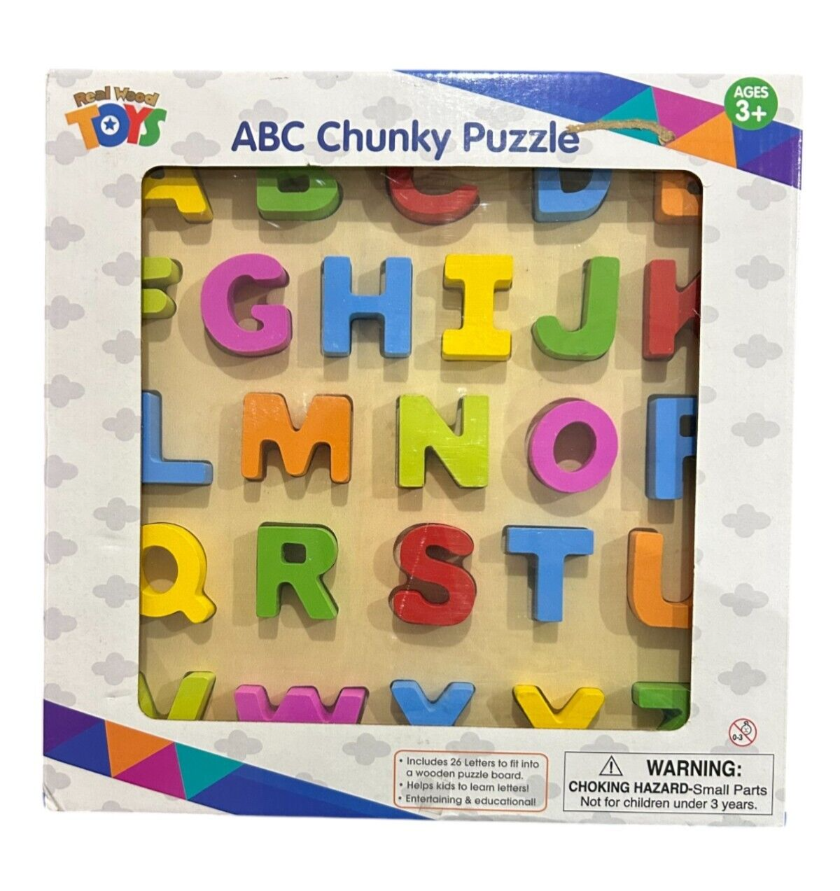 Real Wood Toys ABC Chunky Puzzle | eBay