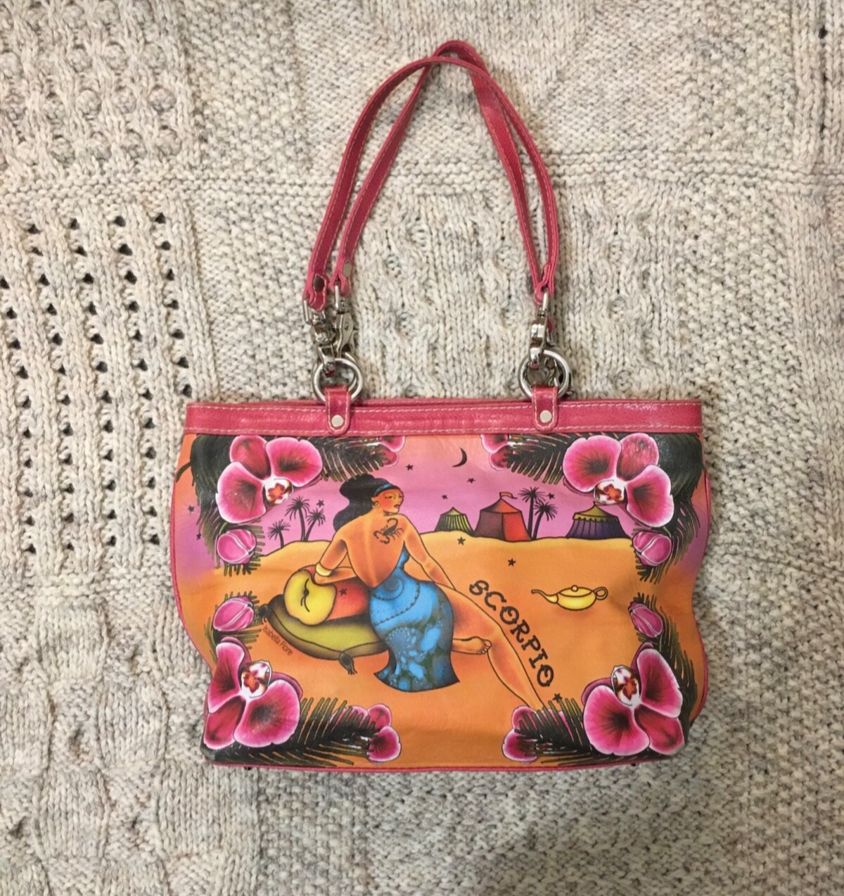 RARE VINTAGE Isabella Fiore Scorpio purse zodiac handbag RARE VINTAGE Isabella Fiore Scorpio purse zodiac handbag