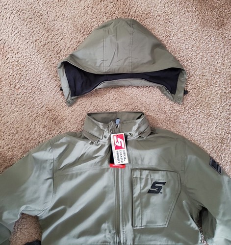 2024 Snap On Tools Mens INSULATED DEATACHABLE/Hood Winter Coat Zip Up Jacket NEW