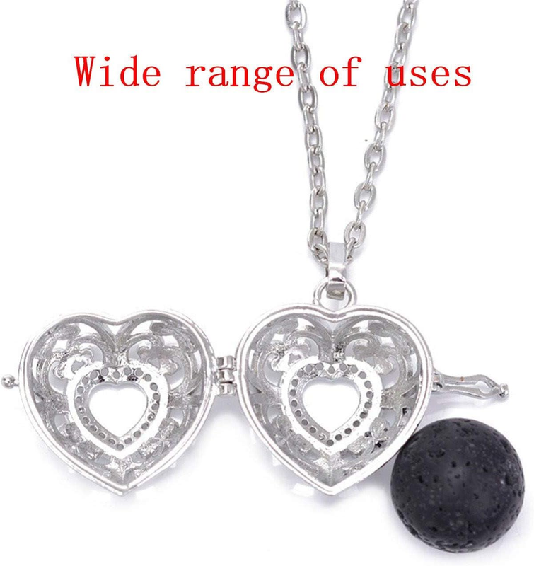 200PCS 8MM Natural Lava Beads Black Volcanic Stone Rock Beads Kits for Essential