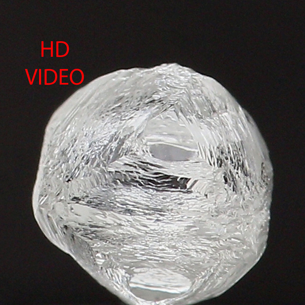 0.96 CT Natural Loose Rough Diamond 5.46 MM White-F Color
