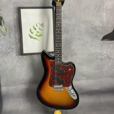 12 Strings Electric Guitar Red Turtle Shell Shield Maple Neck Tobacco Sunburst