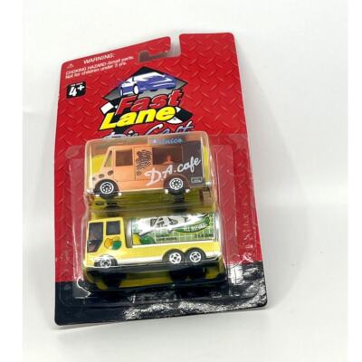 Fast Lane 2-Pack Deluica DA Cafe Food Truck & Taste Soda Tanker New