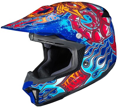 HJC CL-X7 Zilla Full Face Off Road Motocross Helmet Zilla  (Multi, Medium