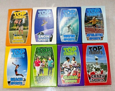 McDonalds Happy Meal Toys 2023 Top Trumps SPORTS PACKS Cards Games Full Set of 8