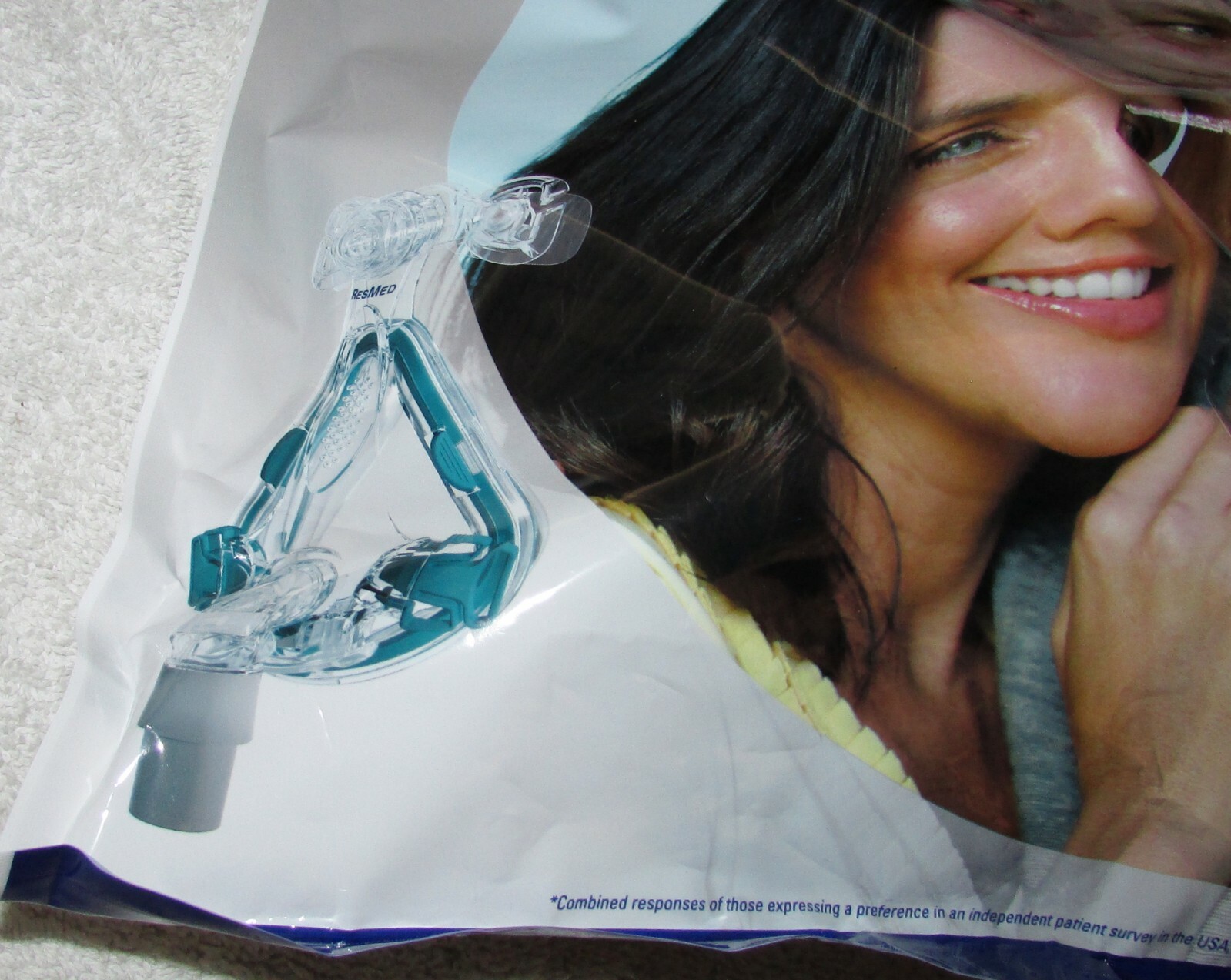 Resmed Mirage Quattro Full Face Mask Headgear 61202 Medium Factory Sealed NEW