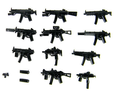 M16とMP5 Tokyo Marui MP5SD6 Next Generation Electric Gun with Skull