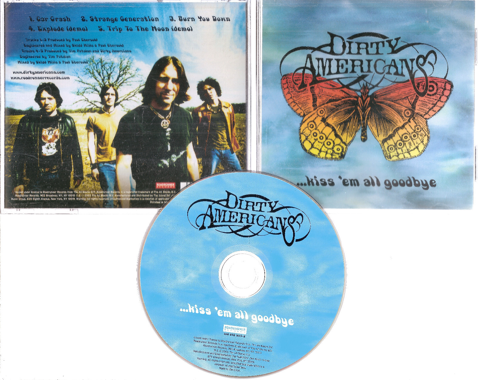 Dirty Americans – Kiss 'Em All Goodbye CD Nice! #0923NA