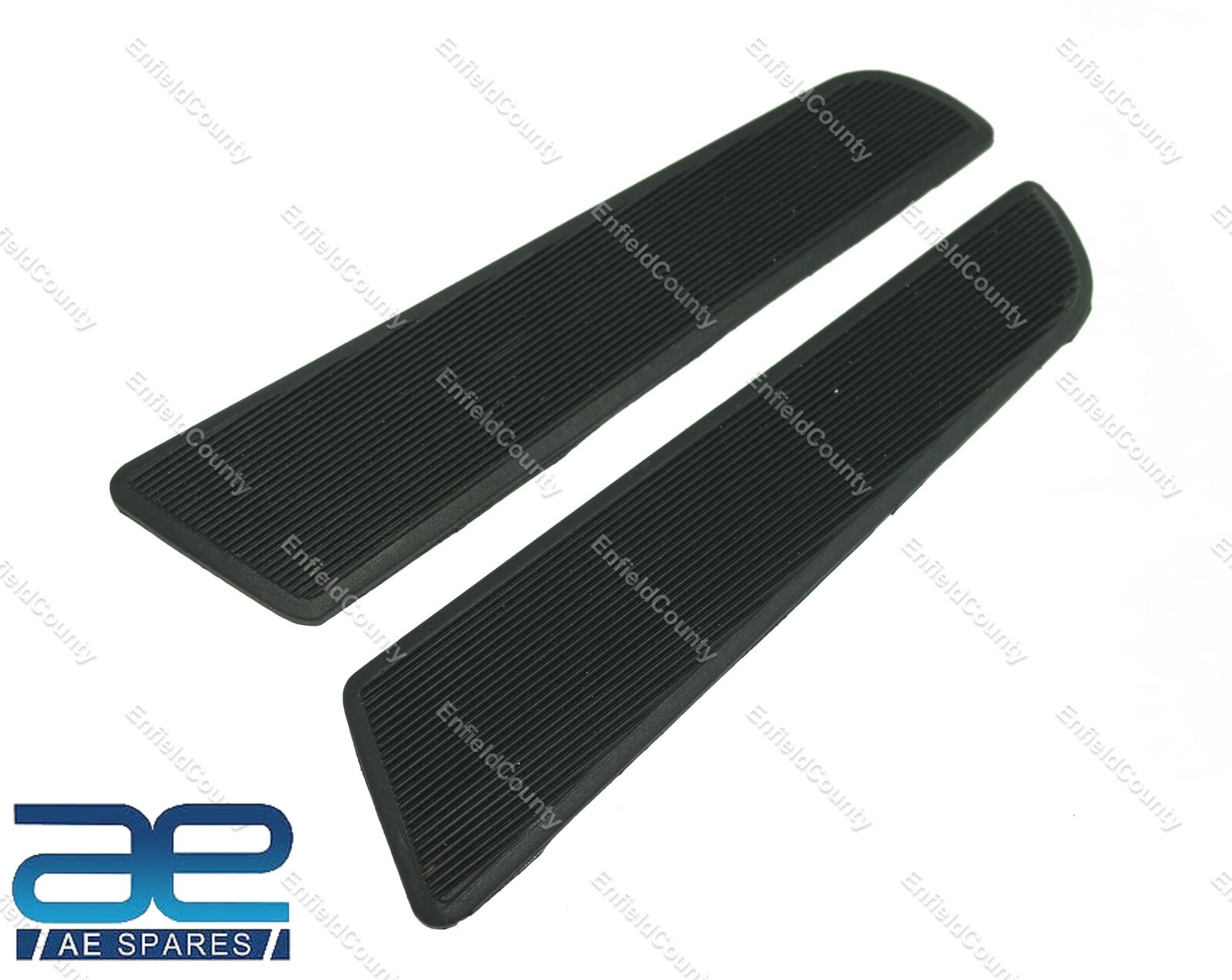For NORTON ES2 ATLAS DOMINATOR Slimline Fuel Tank Knee Grip Black Pair 