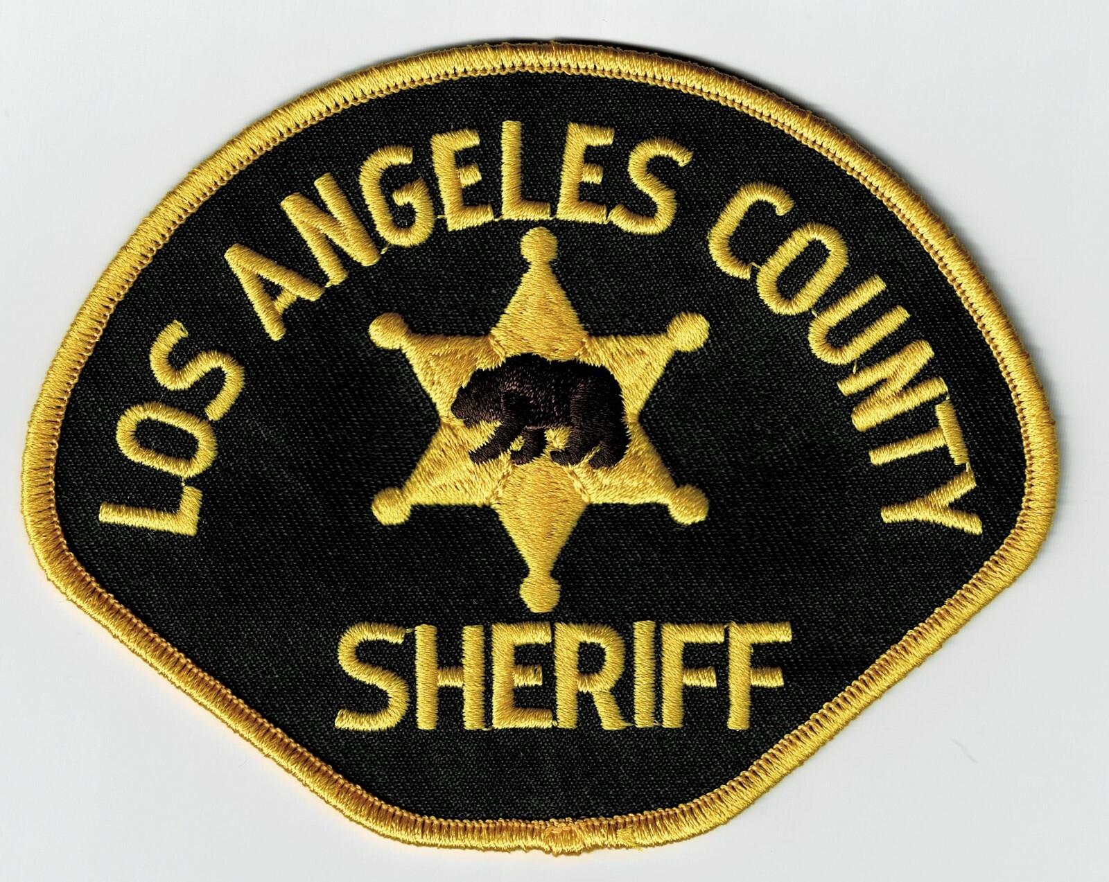 LOS ANGELES COUNTY SHERIFF - SHOULDER PATCH - SEW-ON PATCH LOS ANGELES COUNTY SHERIFF - SHOULDER PATCH - SEW-ON PATCH
