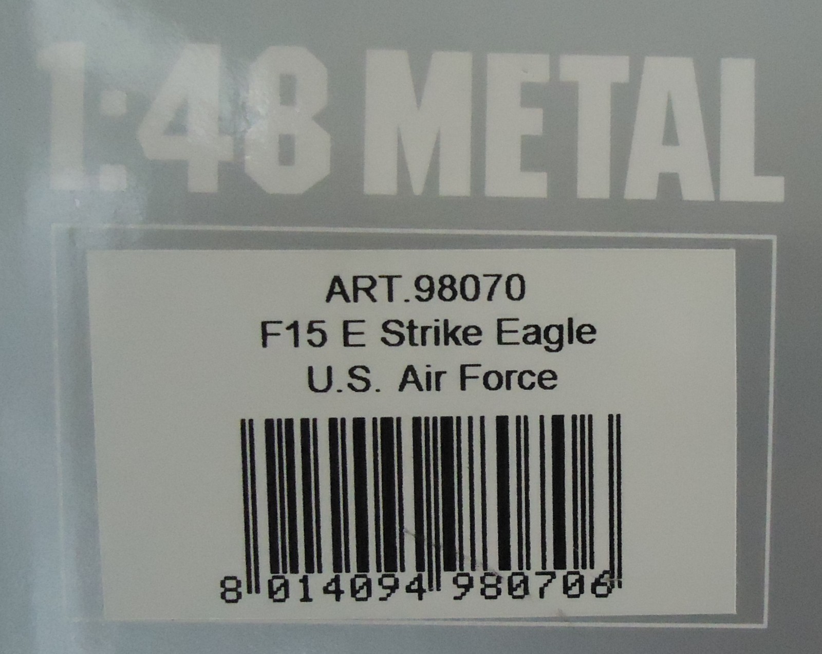 Armour Collection 1:48 Scale - F15 Strike Eagle USAF - Art. 98070 - NEW IN BOX