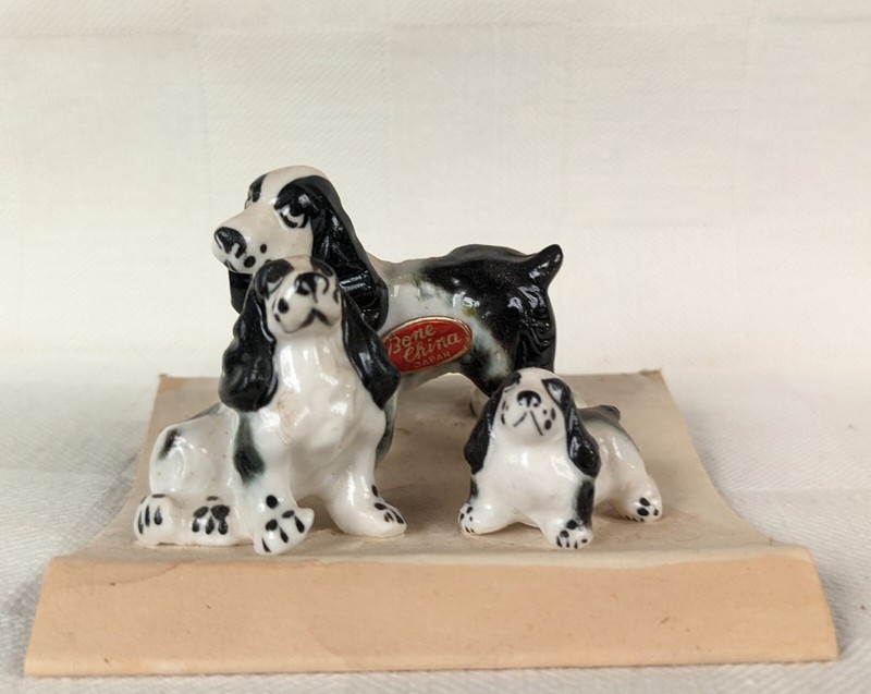 dog antiqie animal objects set 【公式通販】