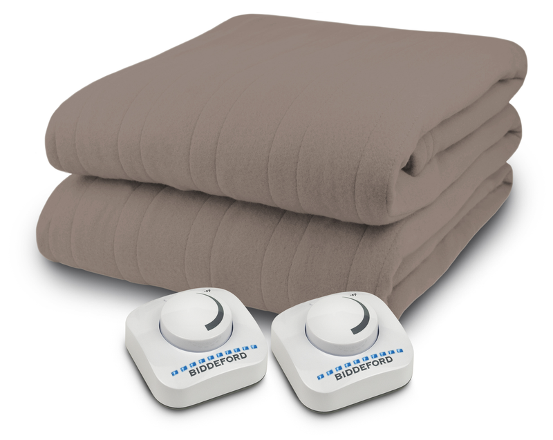 Heated Blanket Warm Electric Heated Warn Soft Tan Home Bedding Multi color&size