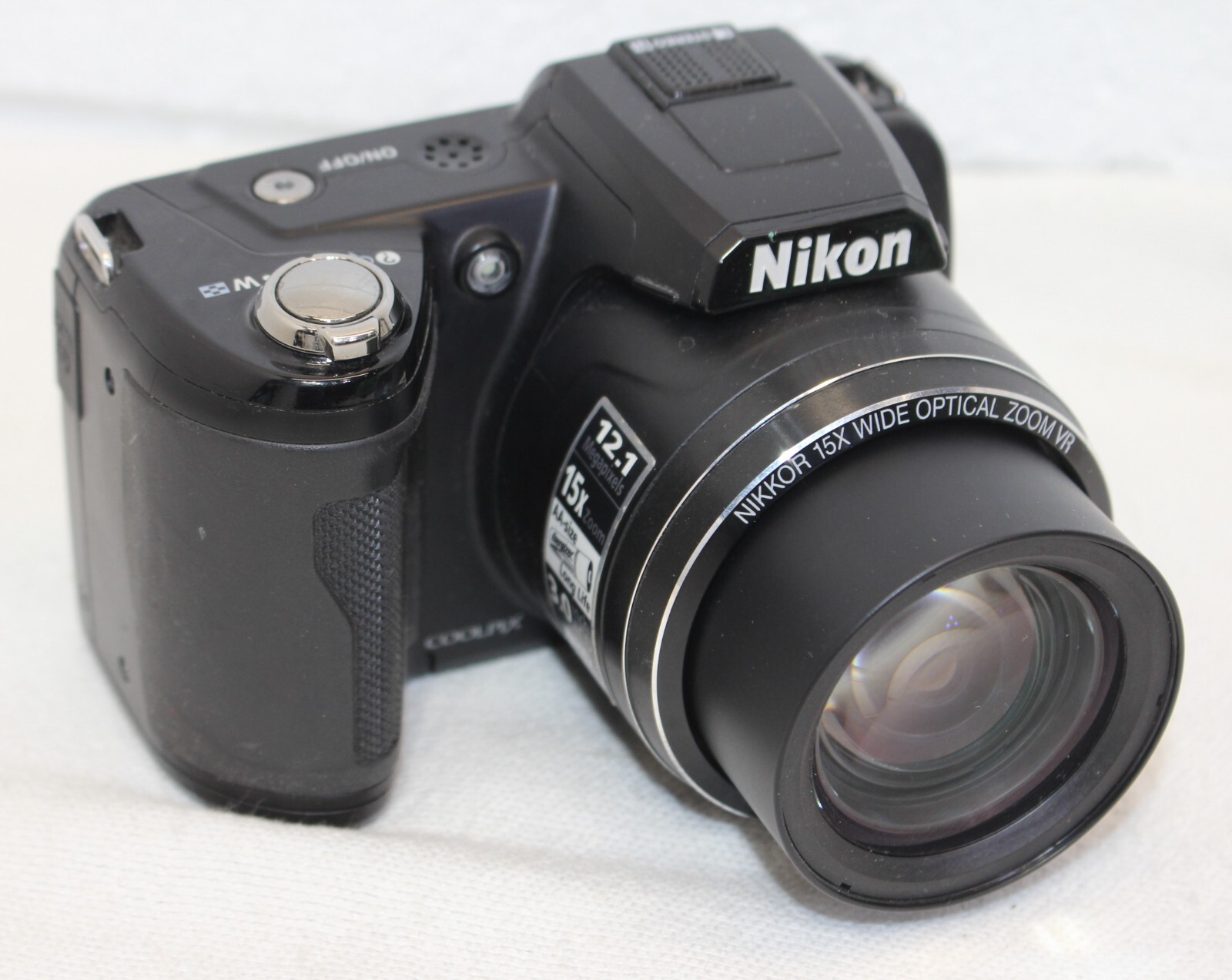 Nikon COOLPIX L110 12.1MP Digital Camera Black SD CARD ERROR