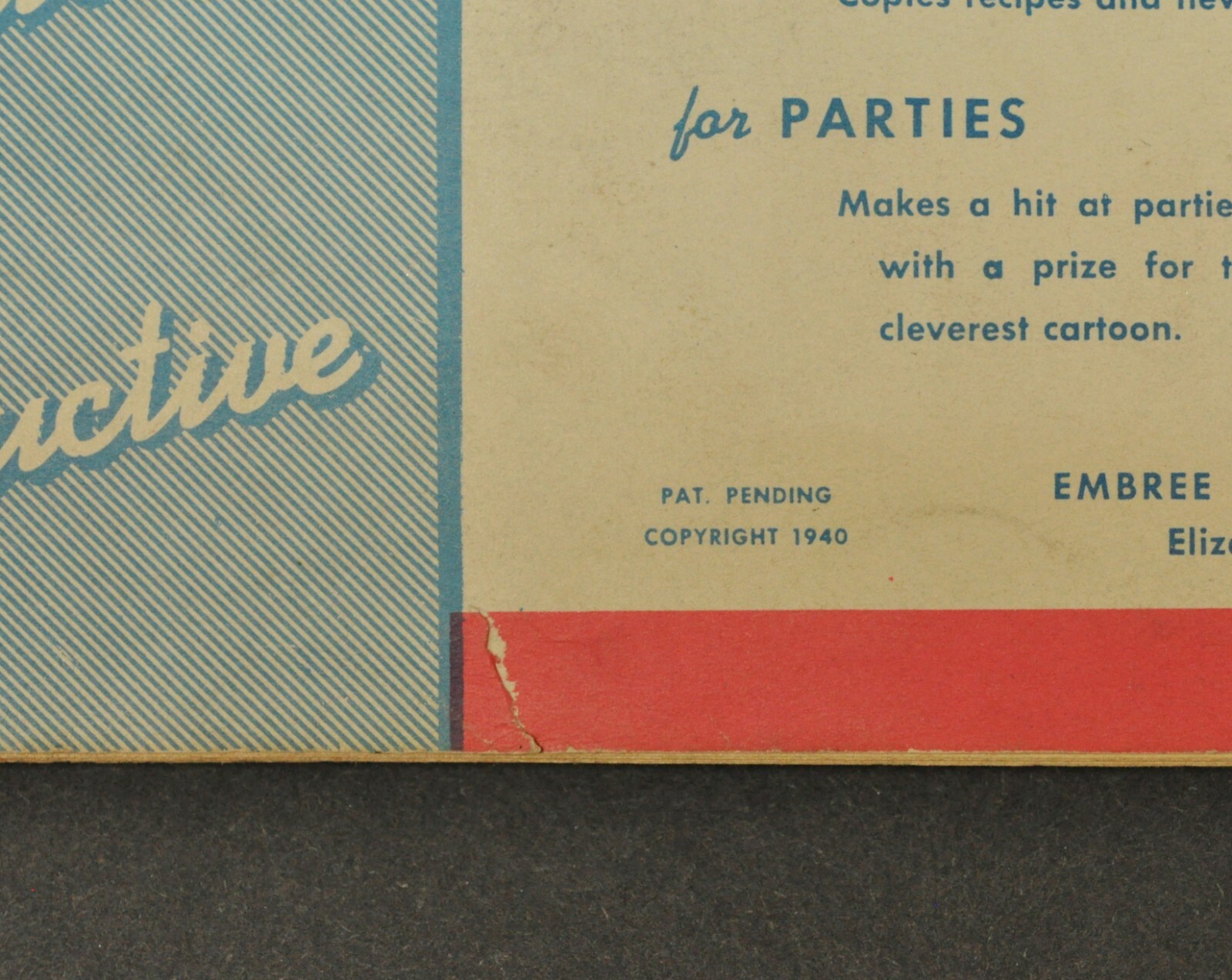 Vintage 1940 Kopeefun Magic Copy Paper Kit Cartoon Art Book